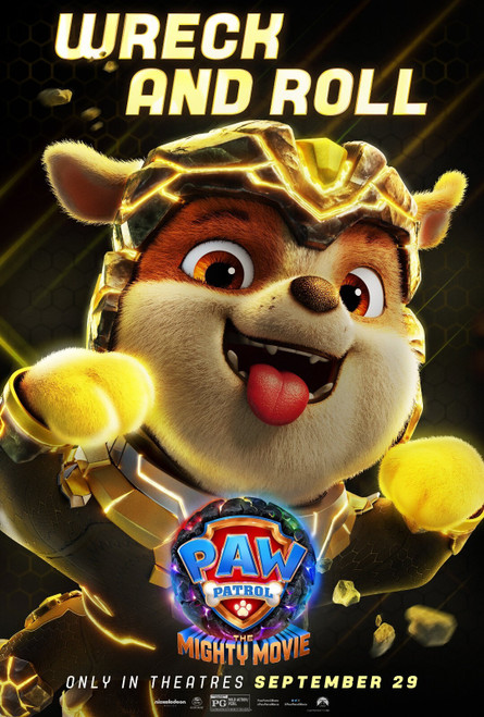 PAW Patrol_ The Mighty Movie (2023)_5 Poster Canvas Movie Film Print A0 A1 A2 A3