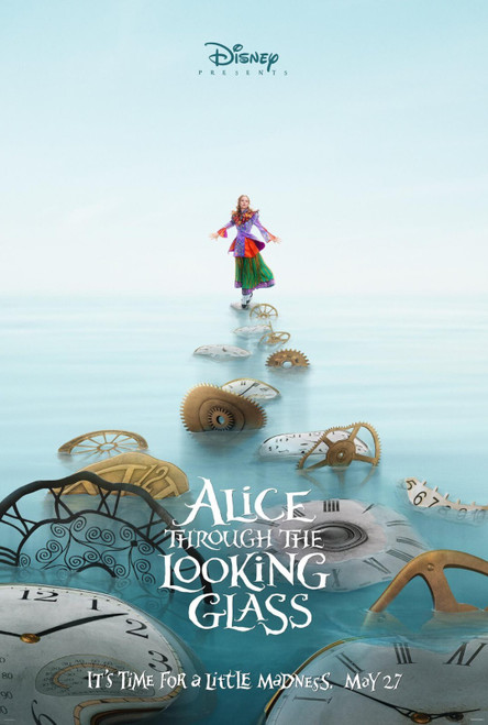 Alice Through the Looking Glass (2016)_1 Movie Film Poster Canvas iconic design