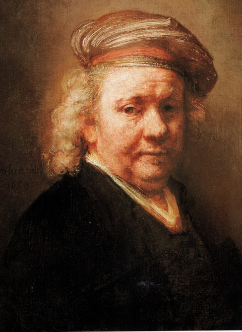 Rembrandt - Self-portrait 1669 Poster Canvas Movie Film Print A0 A1 A2 A3 A4 A5