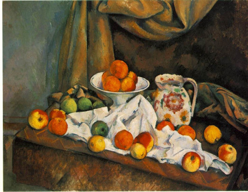 cezanne-compotier-pitcher-fruit Poster Canvas Movie Film Print A0 A1 A2 A3 A4 A5