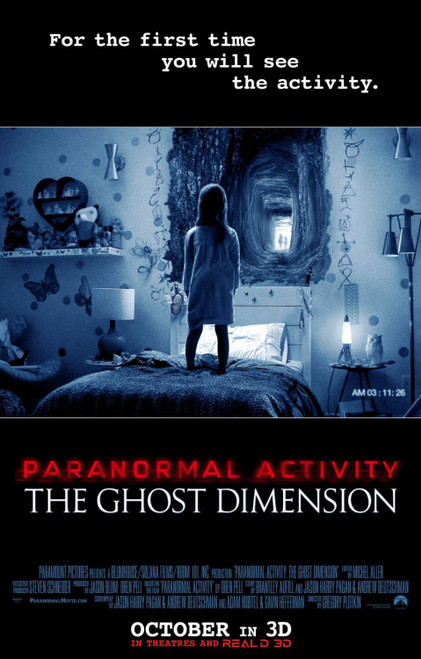 Paranormal Activity_ The Ghost Dimension (2015)_0 Poster Canvas Movie Film Print