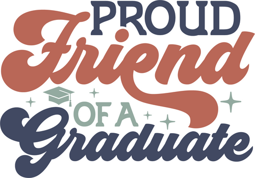 Proud friend of a graduate (2) Poster Canvas Movie Film Print A0 A1 A2 A3 A4 A5