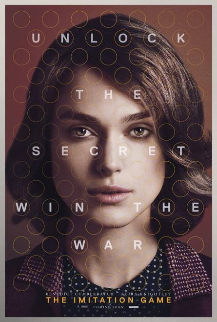 The Imitation Game (2014)_3 Poster Canvas Movie Film Print A0 A1 A2 A3 A4 A5 A6
