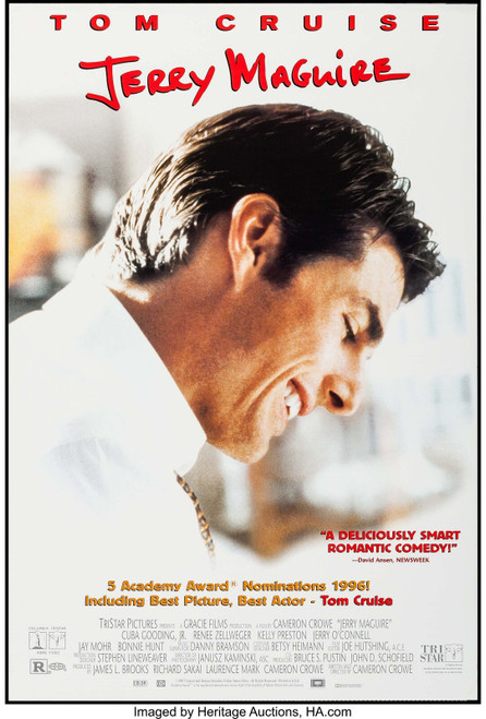 JERRY MAGUIRE (1996) 3 Poster Canvas Movie Film Print A0 A1 A2 A3 A4 A5 A6 Art W