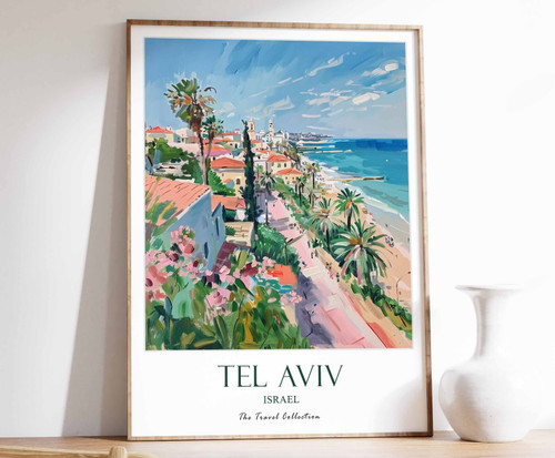 10_Tel Aviv Print, Tel Aviv Travel Poster, Israel Travel Poster, Middle Eastern