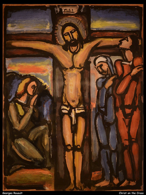 georges-rouault---christ-on-the-cross--jpb_16711783528_o(1) Poster Canvas Movie