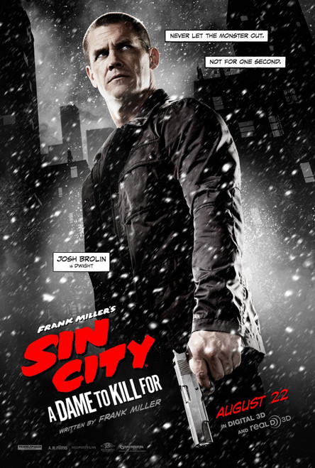 Sin City_ A Dame to Kill For (2014)_5 Poster Canvas Movie Film Print A0 A1 A2 A3