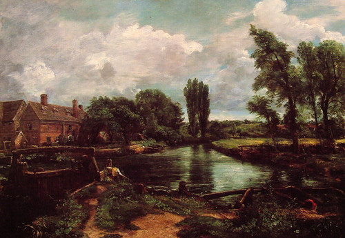 Constable_A_Water-Mill Poster Canvas Print Art Painting Decor Reprint wall A0 A1