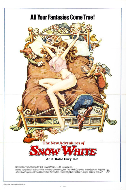 The New Adventures of Snow White (1970)_2 Poster Canvas Movie Film Print A0 A1 A