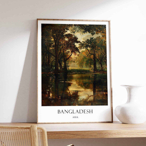 10_Bangladesh Poster, Islamic Decor, Islamic Art, Middle Eastern Art, Bangladesh