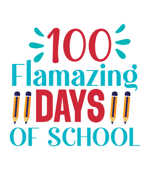 100 Flamazing Days of School-01 Poster Canvas Movie Film Print A0 A1 A2 A3 A4 A5