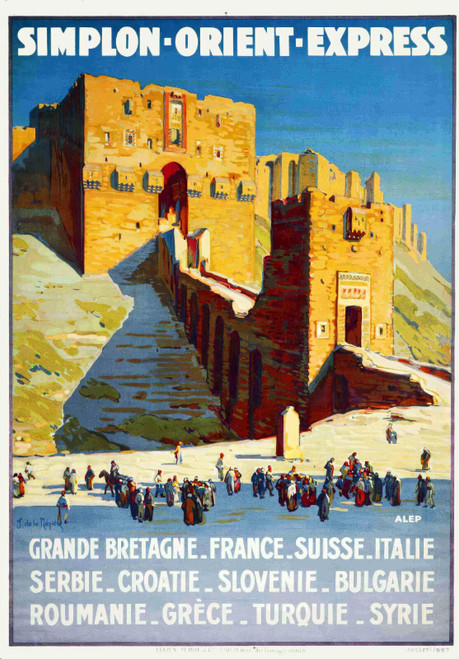 50460965096_de la NEZIÈRE, Joseph (1873-1944). Simplon-Orient-Express, 1927.-art