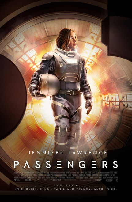Passengers (2016)_6 Poster Canvas Movie Film Print A0 A1 A2 A3 A4 A5 A6 Art Wall
