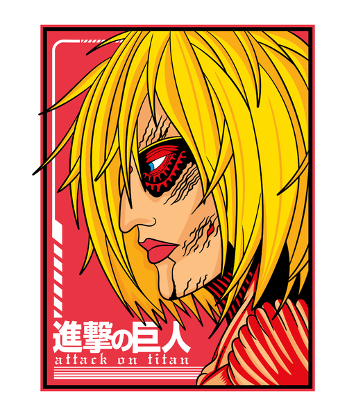 Attack on Titan (7) Poster Canvas Fanmade Prints A0 A1 A2 A3 A4 A5 A6