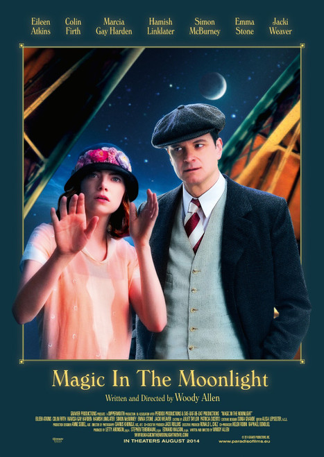 Magic in the Moonlight (2014)_2 Poster Canvas Movie Film Print A0 A1 A2 A3 A4 A5