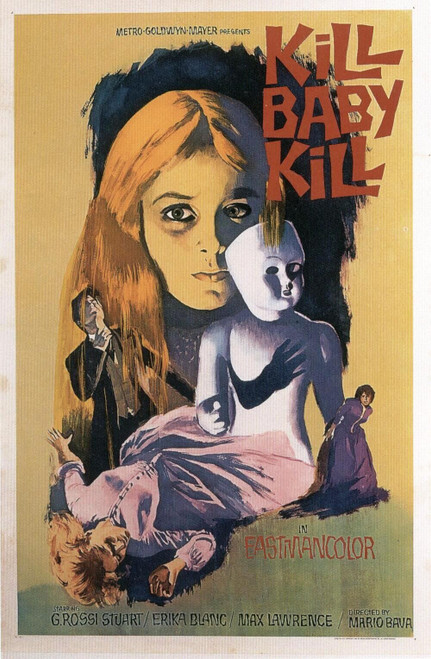 Kill Baby Kill 1966 01 Poster Canvas Movie Film Print A0 A1 A2 A3 A4 A5 A6 Art W