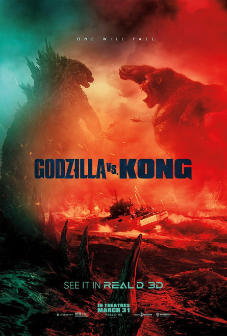 Godzilla vs Kong 11 Poster Canvas Movie Film Print A0 A1 A2 A3 A4 A5 A6 Art Wall