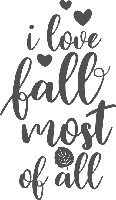 I Love Fall Most of All Poster Canvas Movie Film Print A0 A1 A2 A3 A4 A5 A6 Art