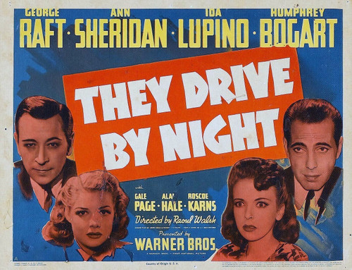They Drive by Night (1940)_2 Poster Canvas Movie Film Print A0 A1 A2 A3 A4 A5 A6