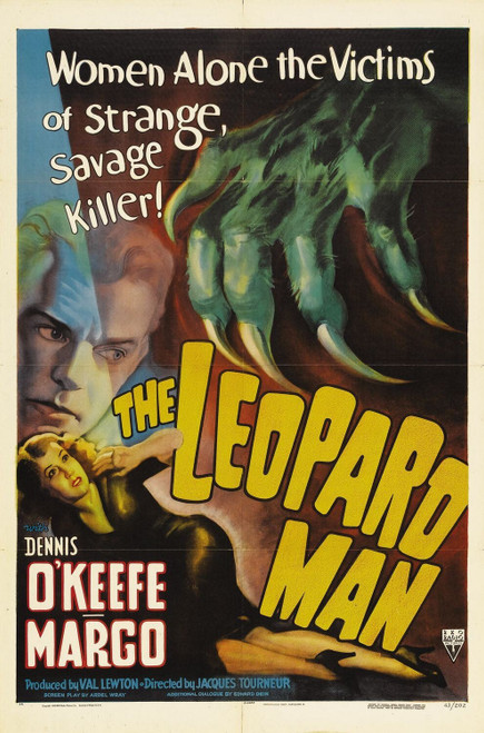 The Leopard Man (1943)_0 Poster Canvas Movie Film Print A0 A1 A2 A3 A4 A5 A6 Art