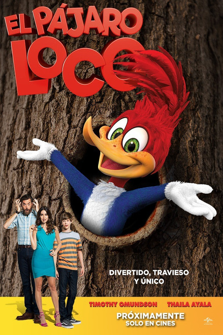 Woody Woodpecker (2017)_3 Poster Canvas Movie Film Print A0 A1 A2 A3 A4 A5 A6 Ar