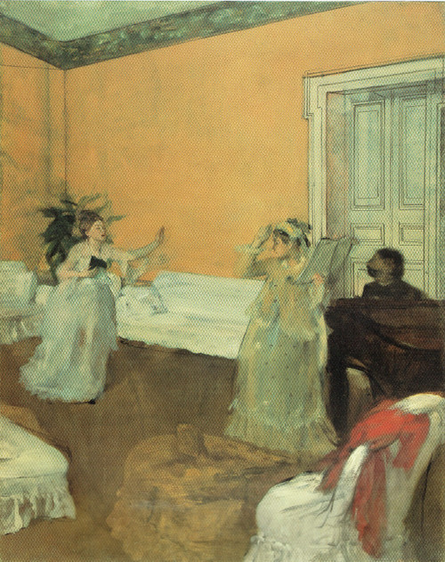 Degas- The Song Rehearsal- 1872-73 Poster Canvas Movie Film Print A0 A1 A2 A3 A4