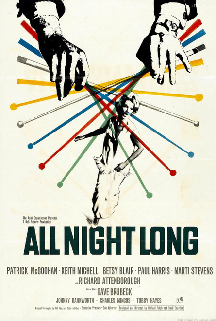 All Night Long (1962)_0 Movie Film Poster Canvas iconic design