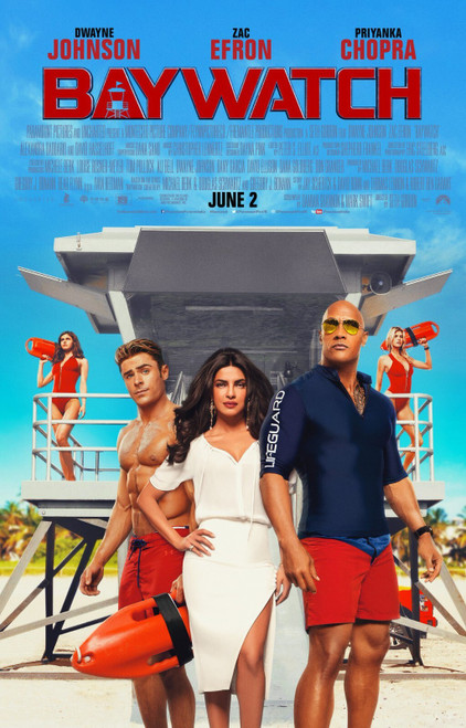 Baywatch (2017)_15 Movie Film Poster Canvas iconic design