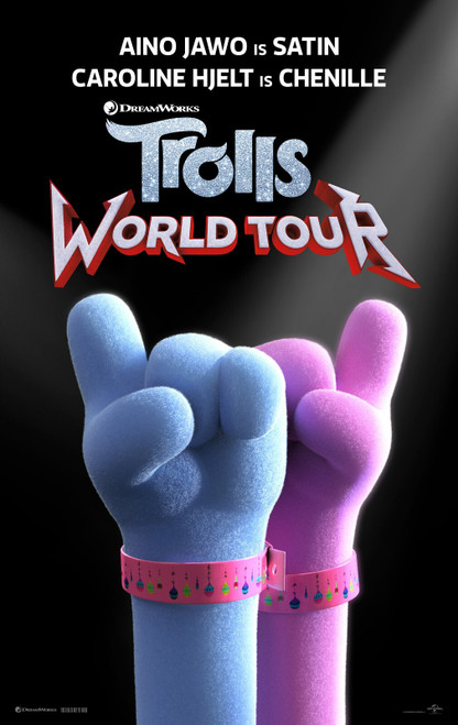 Trolls World Tour (2020)_3 Poster Canvas Movie Film Print A0 A1 A2 A3 A4 A5 A6 A