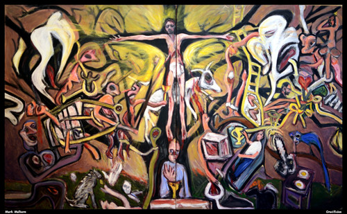 mark-mulhern--crucifixion--jpb_15389182288_o(1) Poster Canvas Print Art Painting