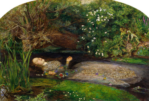 John_Everett_Millais_-_Ophelia Poster Canvas Movie Film Print A0 A1 A2 A3 A4 A5