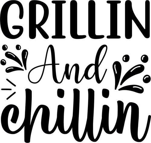 GRILLIN And chillin (2) Poster Canvas Movie Film Print A0 A1 A2 A3 A4 A5 A6 Art