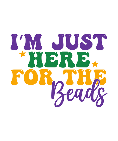 im just here for the beads-01 (3) Poster Canvas Movie Film Print A0 A1 A2 A3 A4