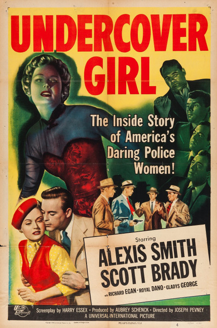 Undercover Girl (1950)_1 Poster Canvas Movie Film Print A0 A1 A2 A3 A4 A5 A6 Art Undercover Girl (1950)_1 Poster Canvas Movie Film Print A0 A1 A2 A3 A4 A5 A6 Art