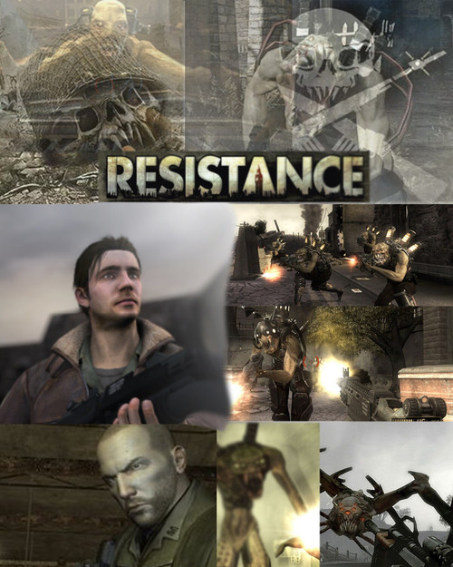resistance 2 6 - Poster (A0-A4) Film Movie Picture Art Wall Decor Actor