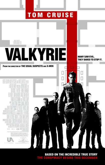 Valkyrie (2008)_1 Poster Canvas Movie Film Print A0 A1 A2 A3 A4 A5 A6 Art Wall D
