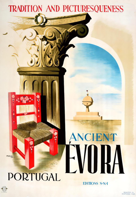 52869930690_RIBEIRO. Ancient Évora, Portugal, 1947.-artofuniverse0