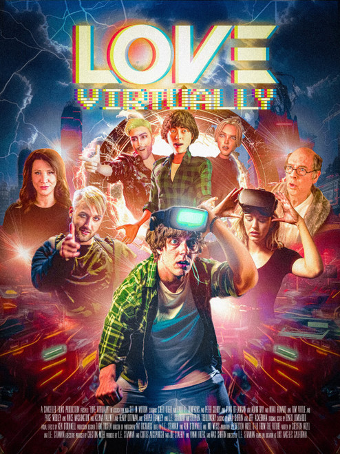 Love Virtually (2023)_2 Poster Canvas Movie Film Print A0 A1 A2 A3 A4 A5 A6 Art