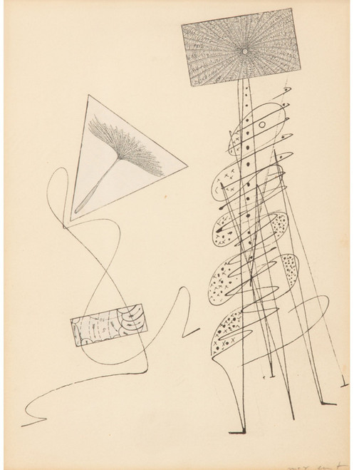 Max Ernst - Ohne Titel 1949 Poster Canvas Movie Film Print A0 A1 A2 A3 A4 A5 A6