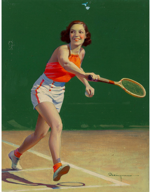 PinUp Girl - Robert C. Kauffmann Physical Culture Poster Canvas Movie Film Print