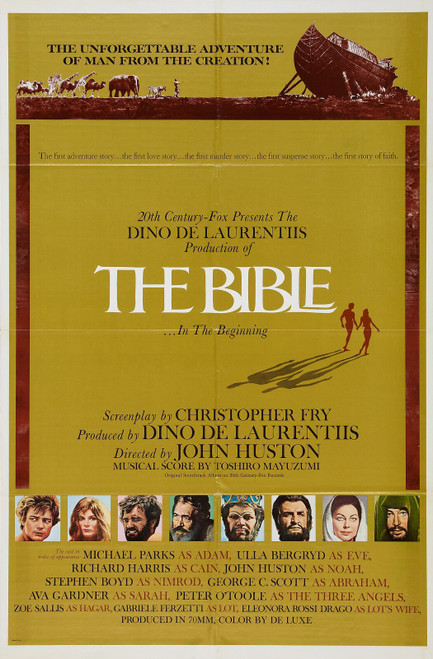 The Bible_ In the Beginning... (1966)_2 Poster Canvas Movie Film Print A0 A1 A2