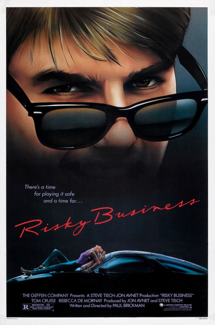 Risky Business (1983)_1 Poster Canvas Movie Film Print A0 A1 A2 A3 A4 A5 A6 Art