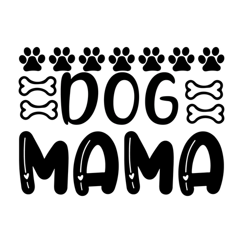 Dog Mama-01 (2) Funny Poster Canvas Print A0 A1 A2 A3 A4 A5 A6 Art Wall Decorati