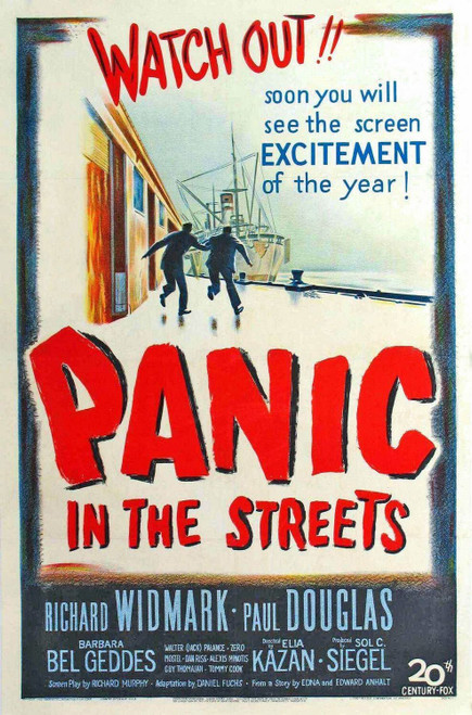 Panic in the Streets (1950)_1 Poster Canvas Movie Film Print A0 A1 A2 A3 A4 A5 A