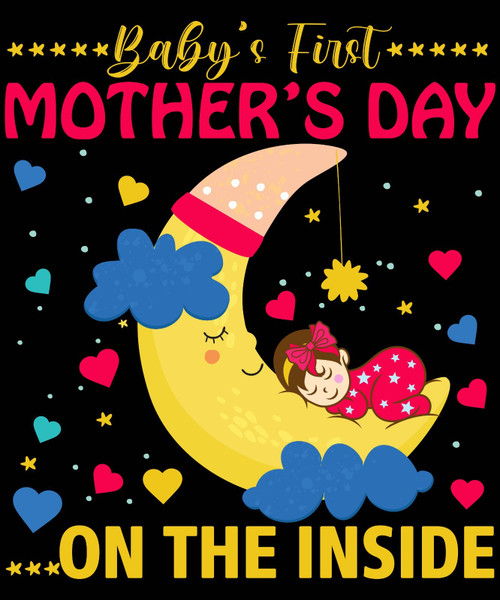 Baby's First Mother's Day On The Inside Poster Canvas Movie Film Print A0 A1 A2