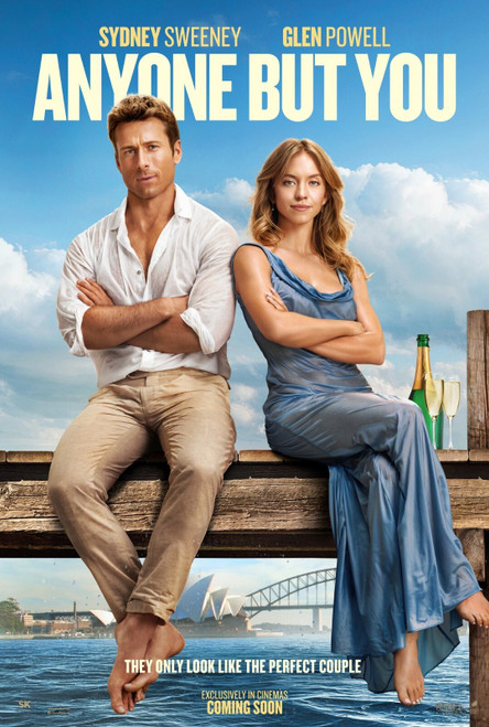 Anyone But You (2023)_2 Movie Film Poster Canvas iconic design