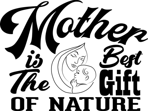 Mother is the best gift of nature Poster Canvas Movie Film Print A0 A1 A2 A3 A4
