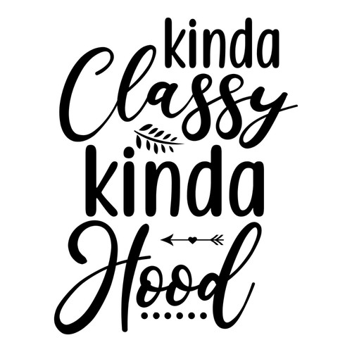 Kinda classy kinda hood-01 (2) Poster Canvas Movie Film Print A0 A1 A2 A3 A4 A5