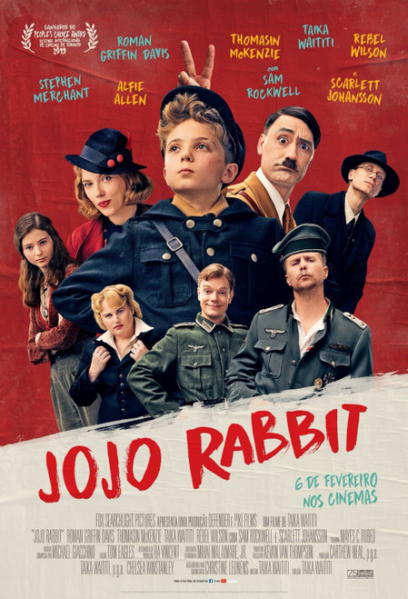 Jojo Rabbit (2019)_3 Poster Canvas Movie Film Print A0 A1 A2 A3 A4 A5 A6 Art Wal