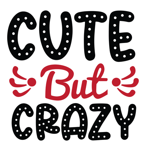 Cute But Crazy-01 Poster Canvas Movie Film Print A0 A1 A2 A3 A4 A5 A6 Art Wall D